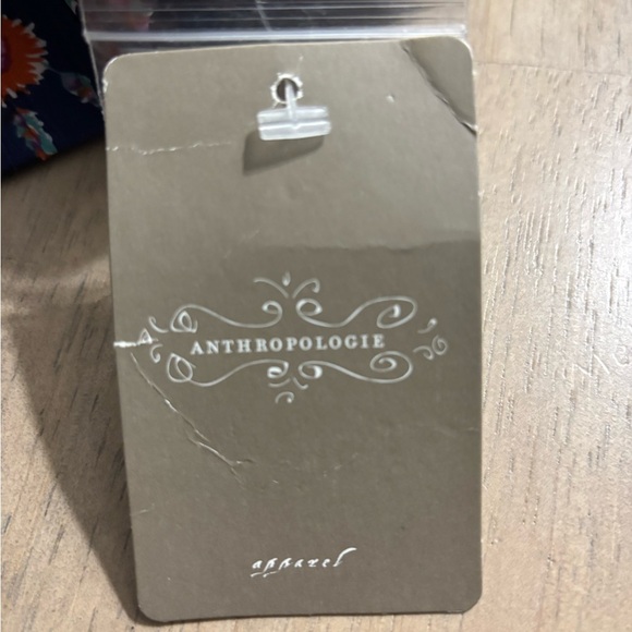 NWT Maeve Anthropology floral Navy Skirt with sequins and beadwork size xsmall - Picture 5 of 8